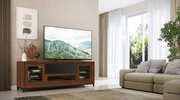 78" COGNAC OAK TV MEDIA CONSOLE - MODEL FT78CGCN